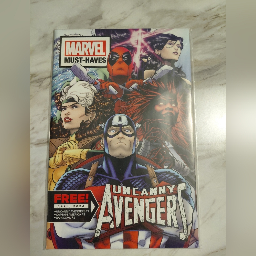 Marvel Must-Haves: Uncanny Avengers with Red, Blue, and White PREVIEW